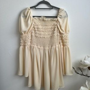 PRINCESS CREAM DRESS